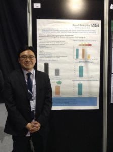 Dr. Chan presenting his research work at the British Society for Rheumatology AGM 2016 in Glasgow, UK